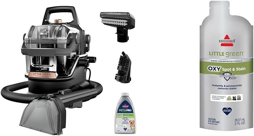 BISSELL Little Green HydroSteam 3618 Portable Carpet & Upholstery Cleaner