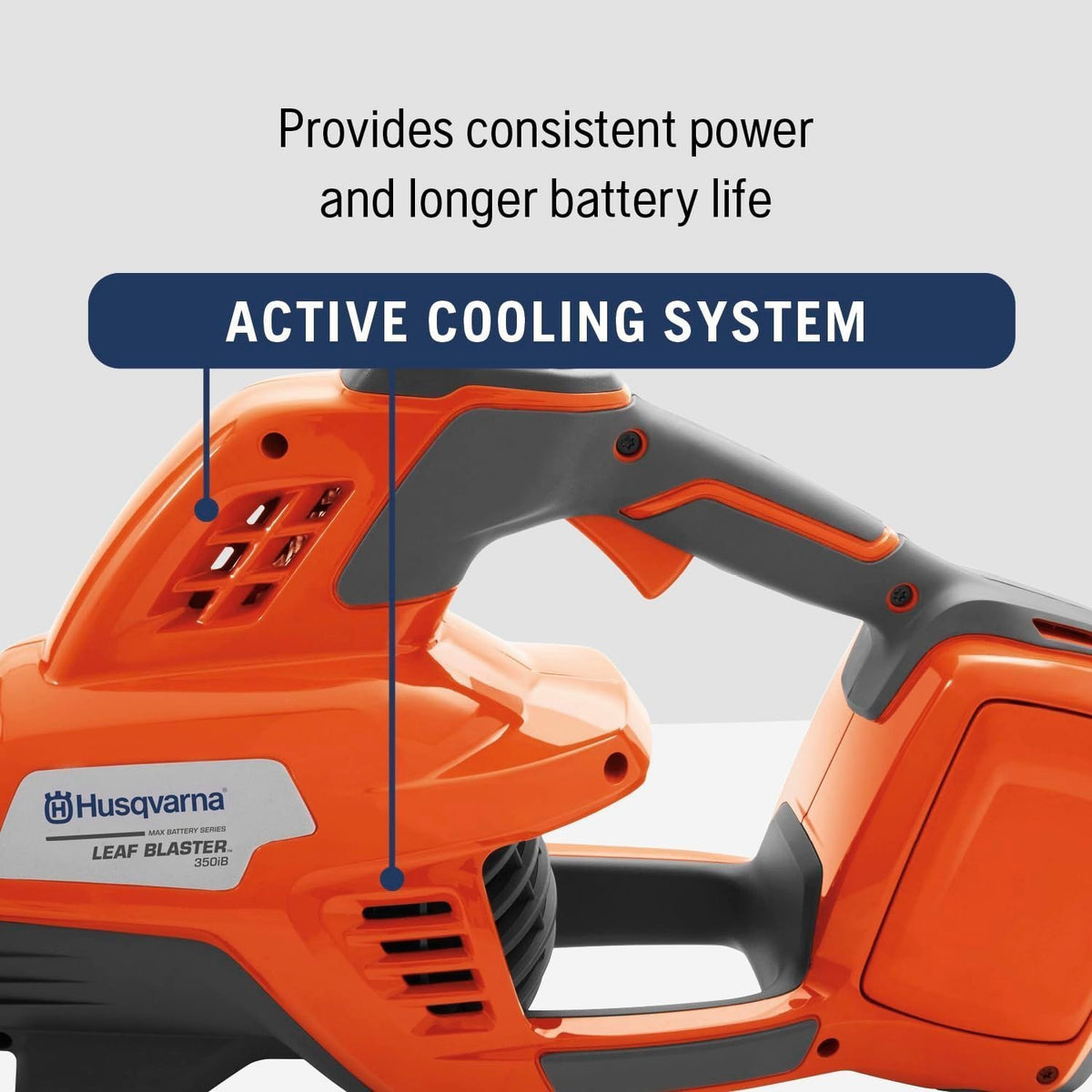 Husqvarna Leaf Blaster 350iB Cordless Leaf Blower 200 MPH, 40V Battery Included