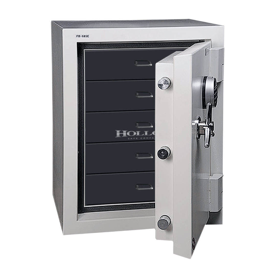 Hollon 685E-JD Fire & Burglary Jewelry Safe with the door closed