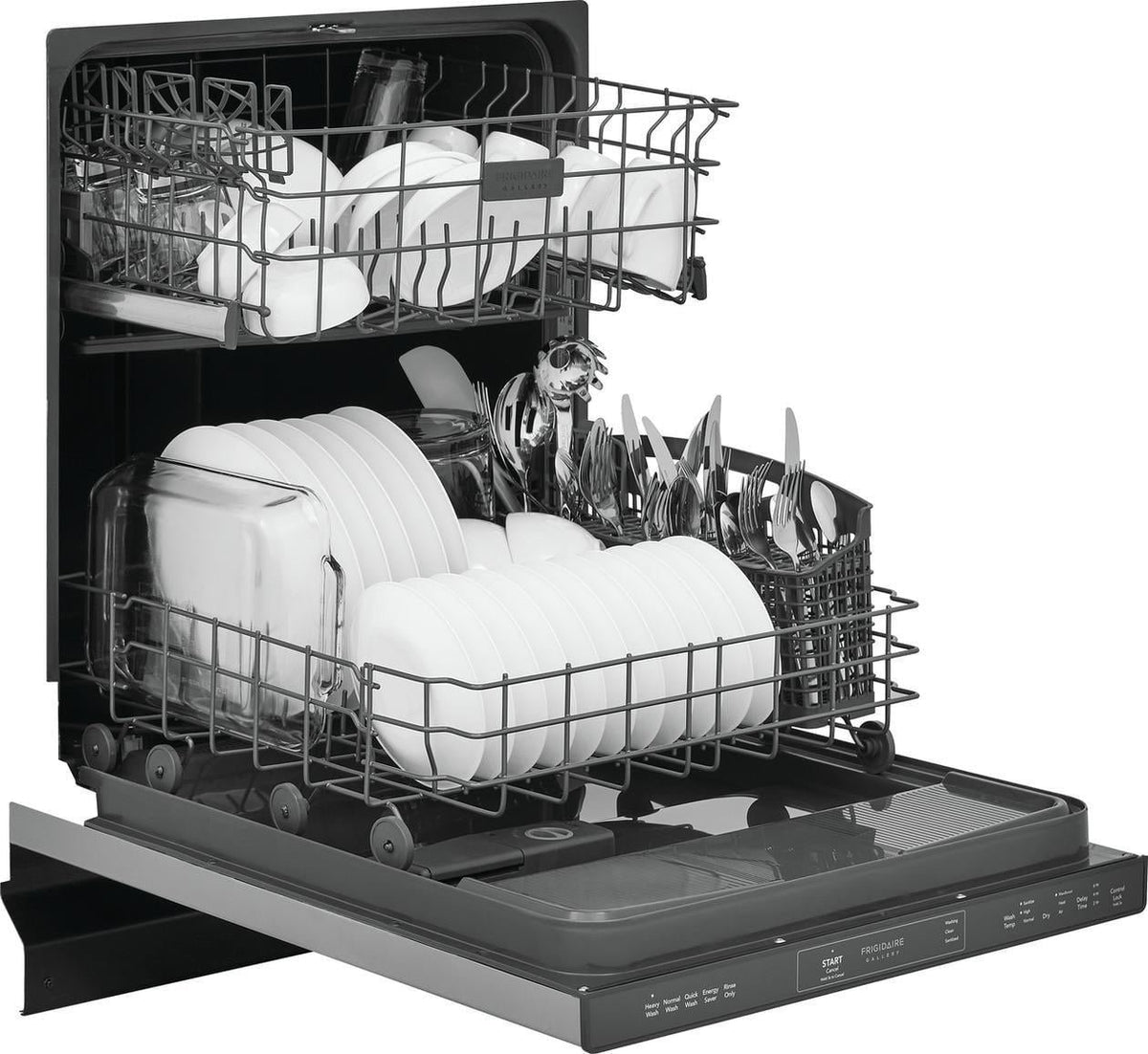 Frigidaire GDPP4515AF 24″ Dishwasher, Top Control, Stainless Steel