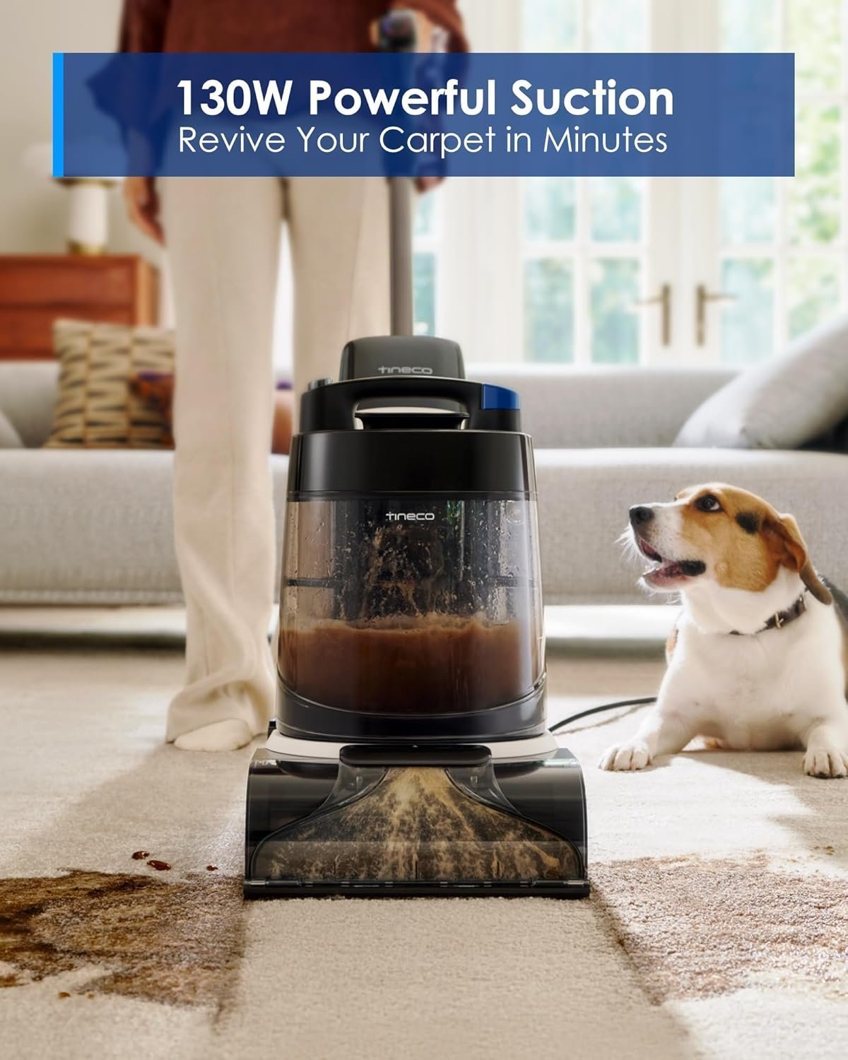 Tineco CARPET ONE Cruiser Smart Carpet Cleaner with Self-Cleaning & FlashDry