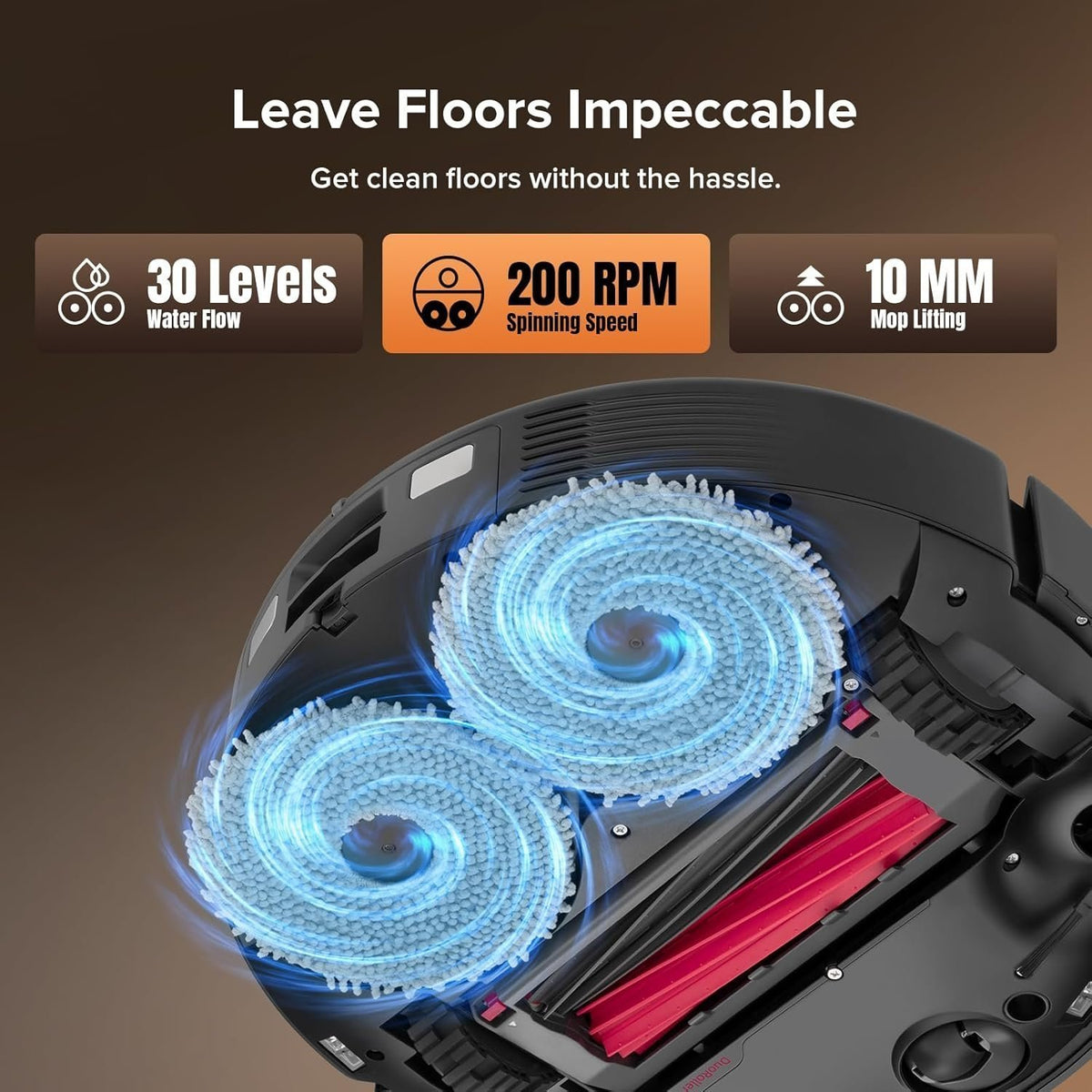 Roborock Qrevo Edge S5A Robot Vacuum & Mop, 18,500Pa, Zero-Tangle