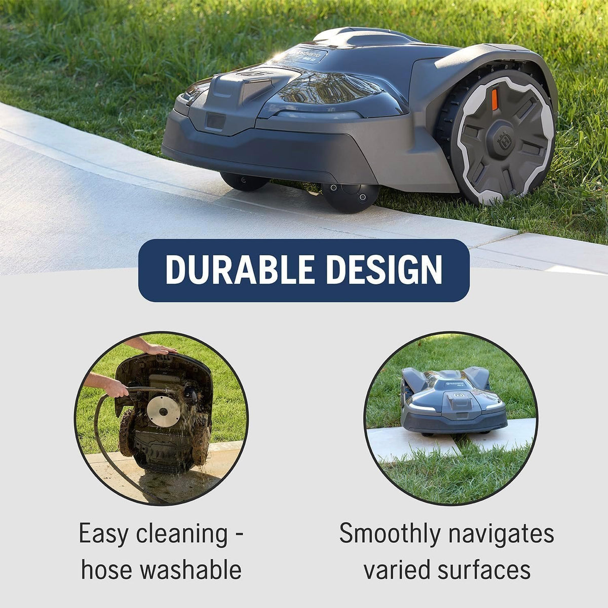 Husqvarna 440iQ Robotic Lawn Mower, 2 Acre, Wire-Free, Charging Station