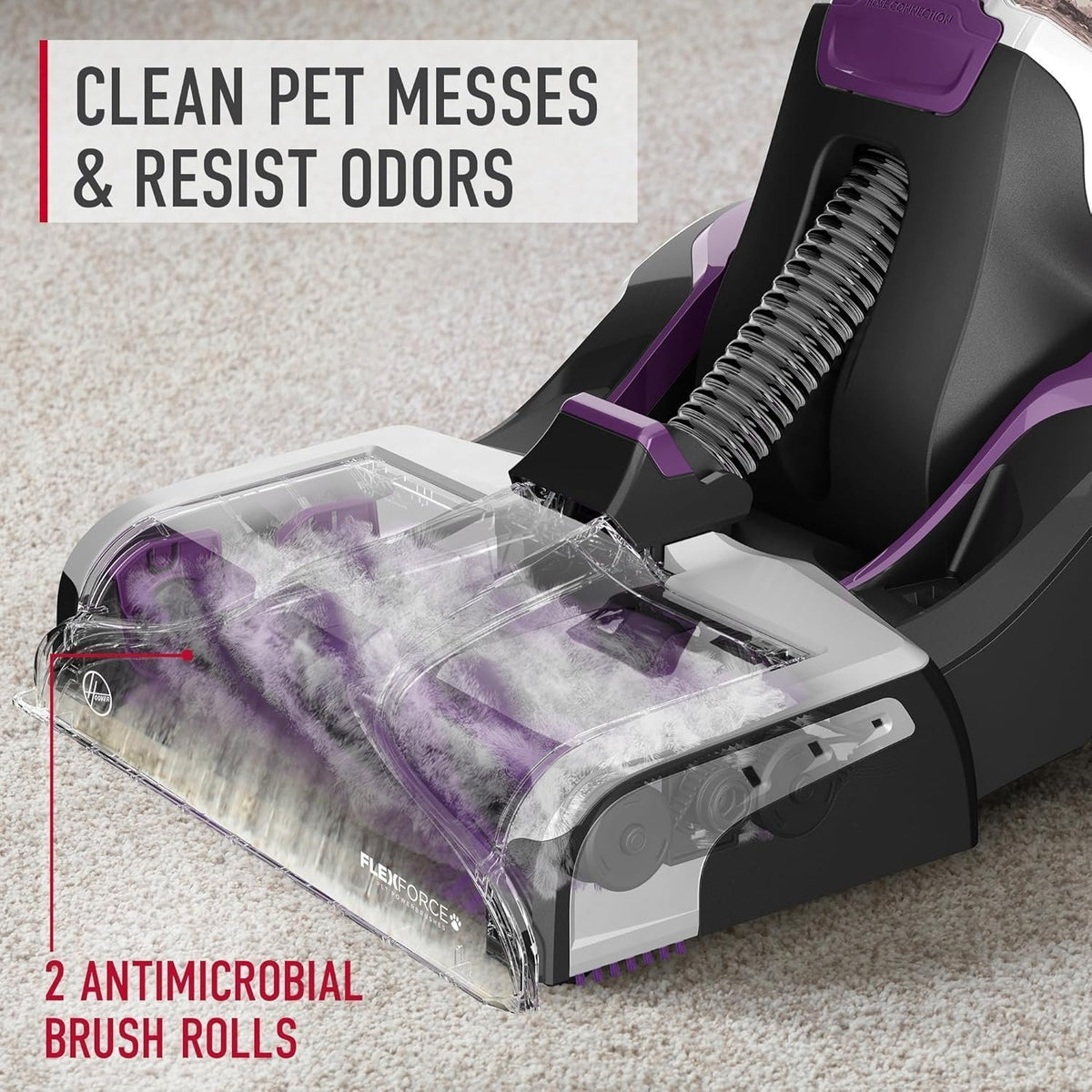 Hoover Smartwash Automatic Carpet Cleaner Machine, FH52000, Turquoise