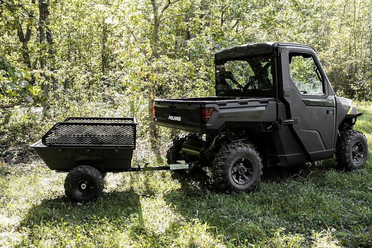 Impact Implements 1500 lb Utility Cargo Trailer with Pivot Dump for ATV, UTV, and Lawn Tractor