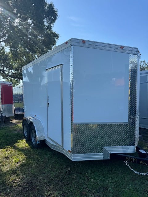 2025 7X12TA ENCLOSED CARGO TRAILER RAMP DOOR 9679