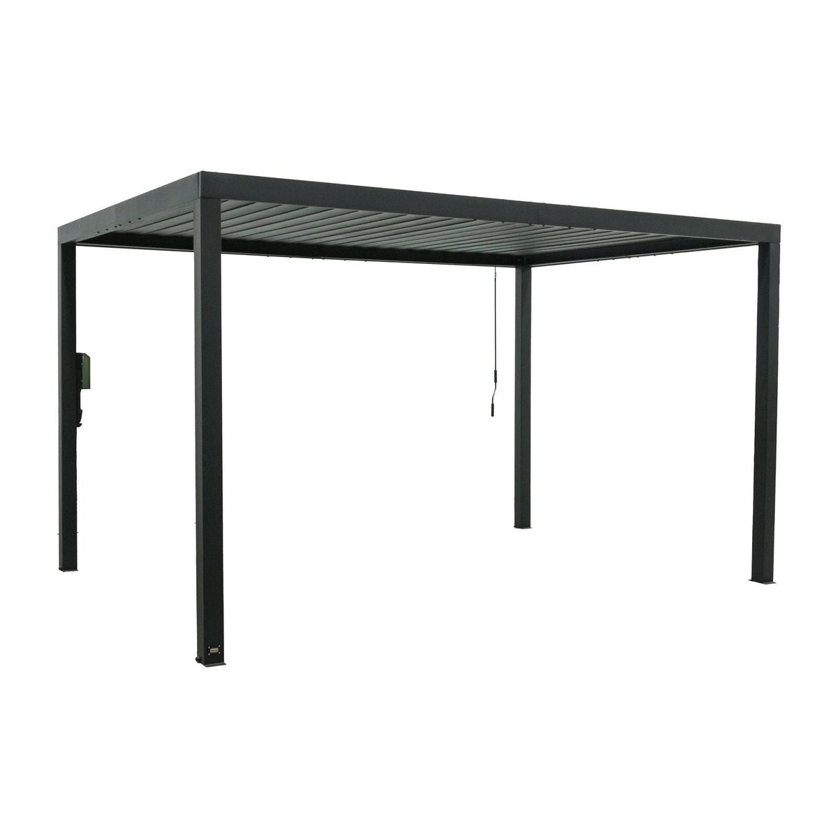 14×10 Sarasota Steel Louvered Pergola