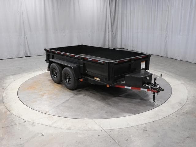 6×12 Dual-Axle Dump Trailer – 12,000 lb Heavy-Duty Hauler for Construction &amp; Landscaping