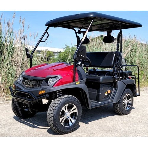 New 4 Seater Electric Recreational Vehicle HJS 60V EV5 – 5.5 HP BLDC Motor, Fully Assembled &amp; Tested – Red