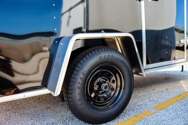 Small Black Enclosed Trailer