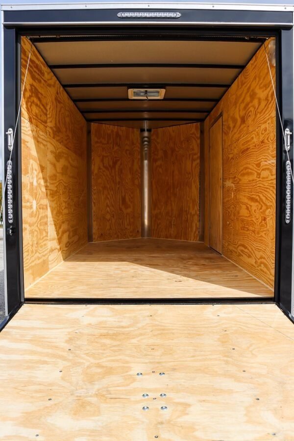 Small Black Enclosed Trailer