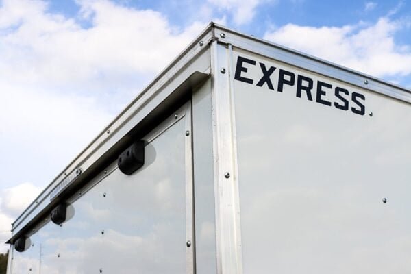 Big White Enclosed Trailer