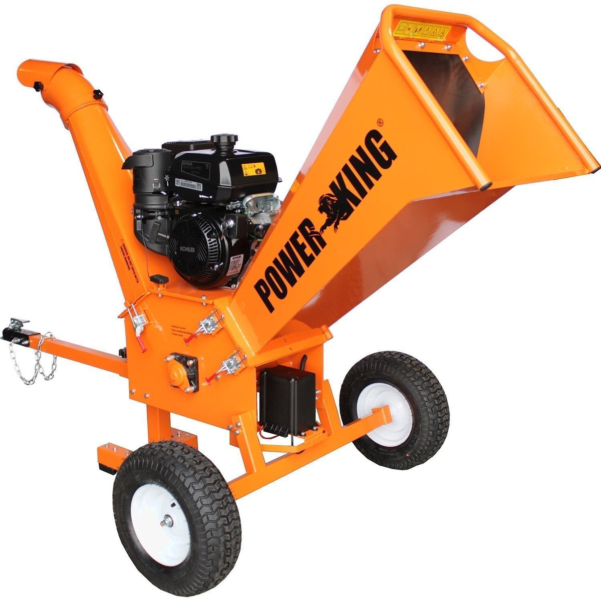 PowerKing 5-Inch 14 HP Chipper Shredder with Electric Starter &amp; Hour Meter – PK0915-EH