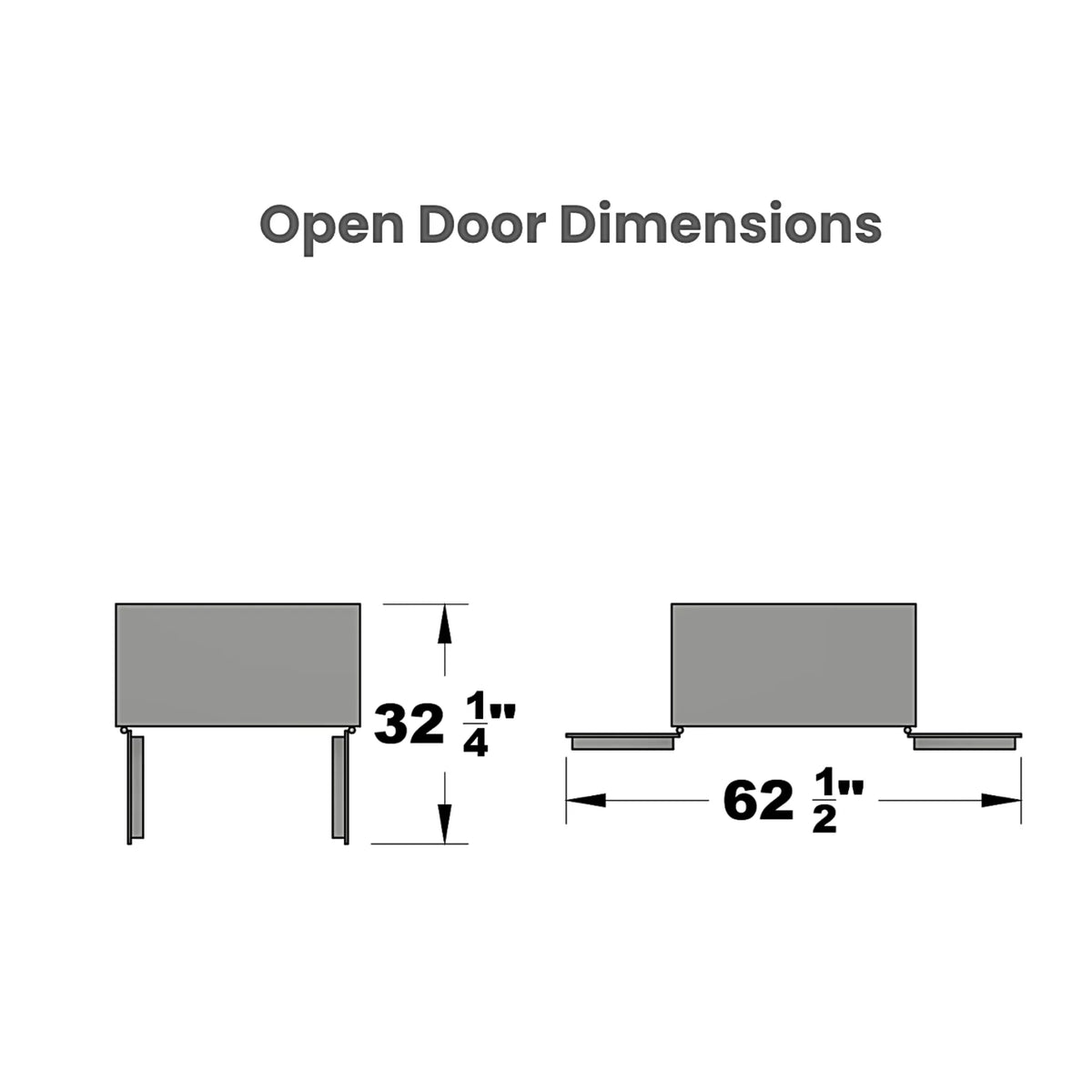 Hayman PS 1000 E Double Door Pharmacy Safe door open dimensions