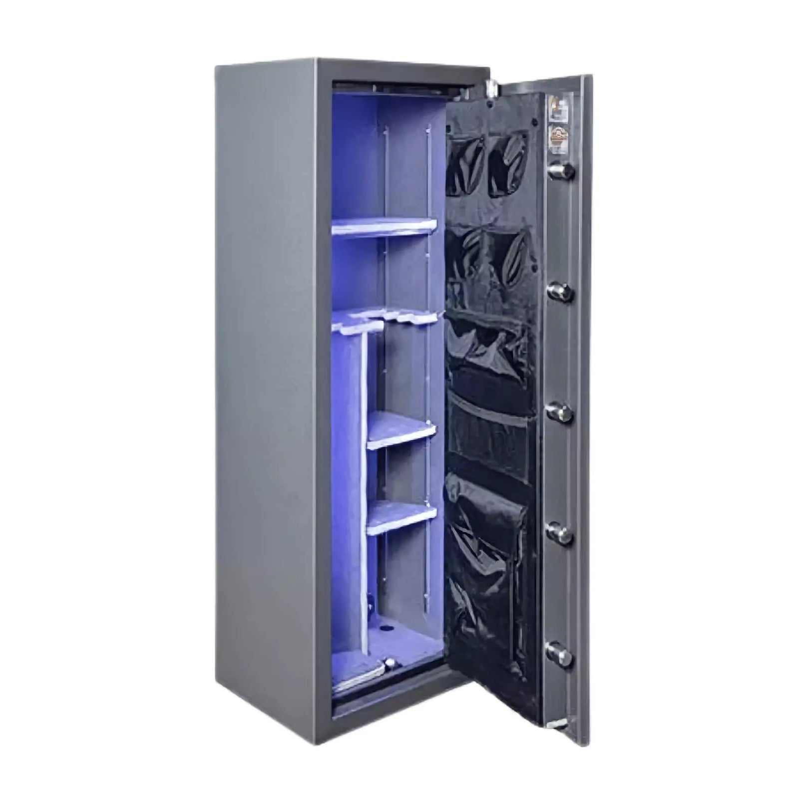 Hollon BHS-16E Black Hawk Gun Safe with the door closed