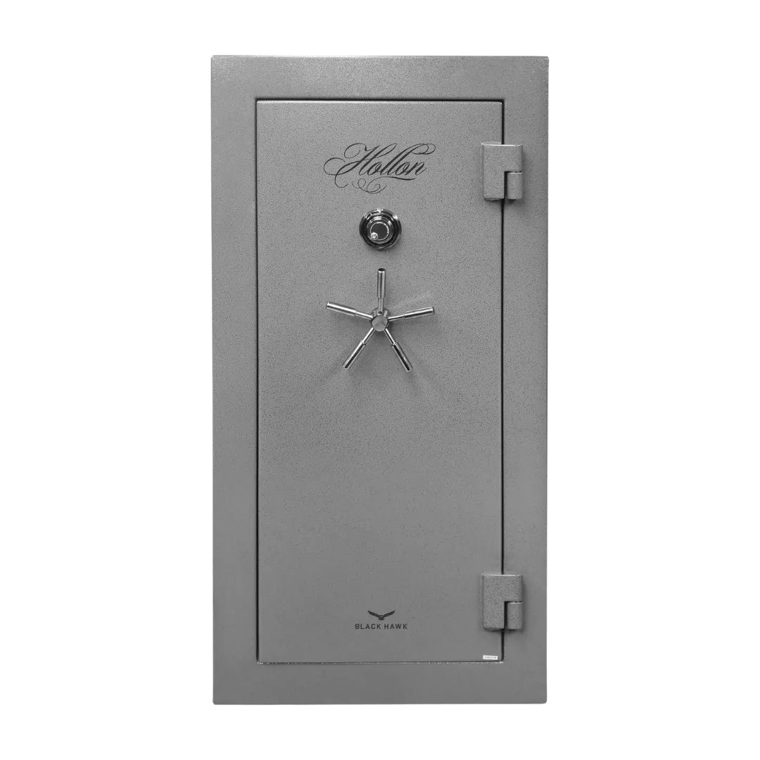 Hollon BHS-22C Black Hawk Gun Safe with the door closed