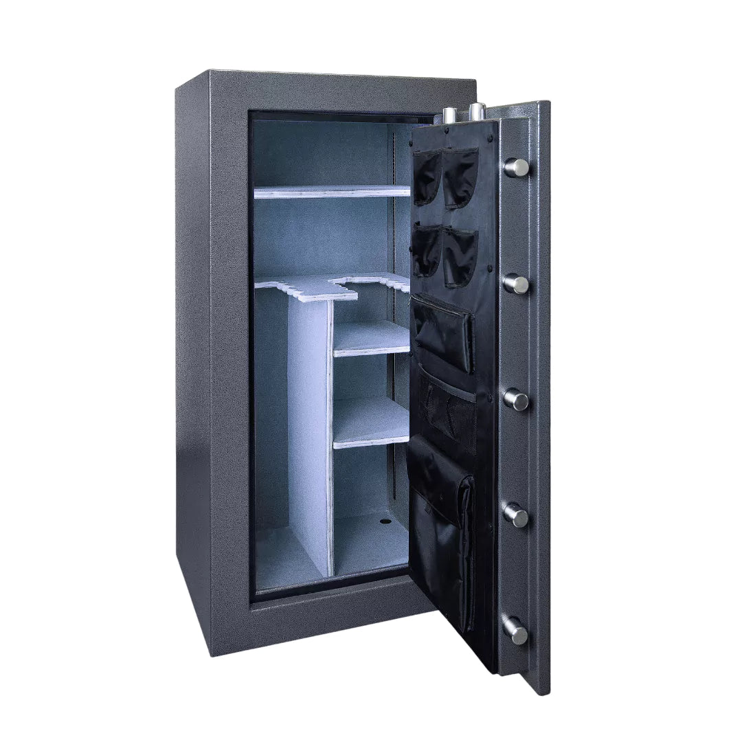 Hollon BHS-22E Black Hawk Gun Safe with the door closed