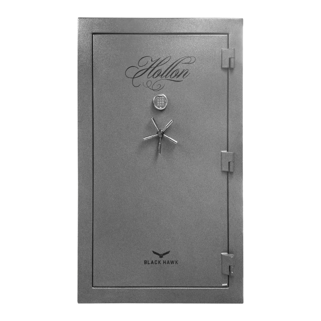 Hollon BHS-45E Black Hawk Gun Safe with the door closed