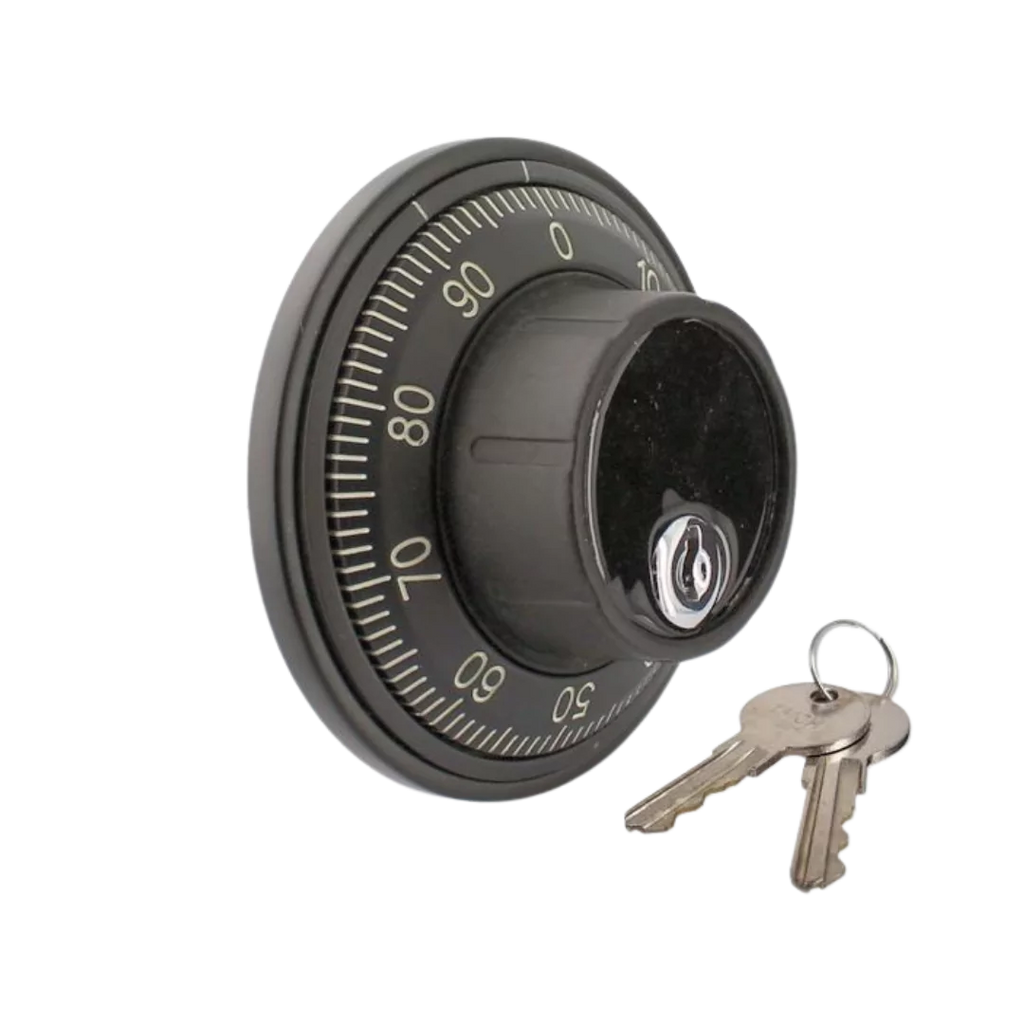 Big Red Key Locking Dial Combination Lock - Home Safes USA