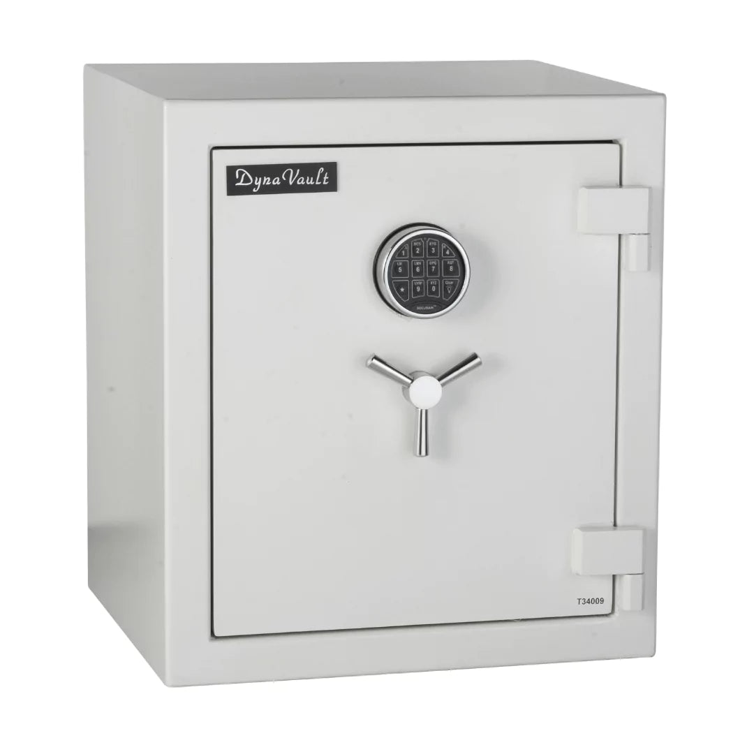 Hayman DV-2219 DynaVault Burglar Fire Safe with electronic lock and the door closed