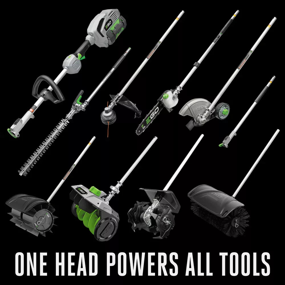 Multi-Head Combo Kit with 16-Inch Carbon Fiber String Trimmer, Carbon Fiber Edger, 56V Power Head, 4.0Ah Battery & 320W Charger