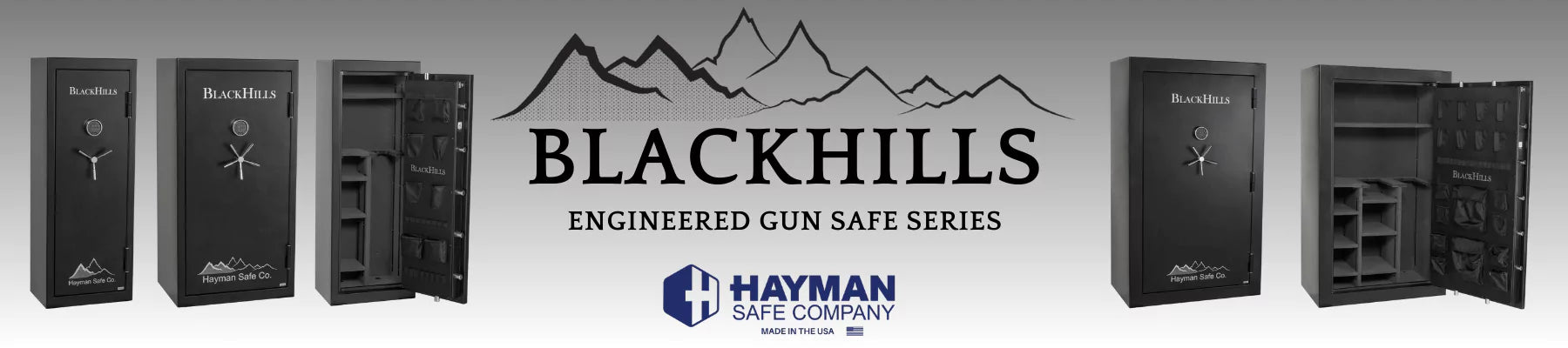 Hayman BlackHills Gun Safe Collection page header image