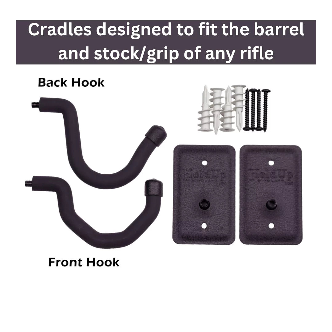 Horizontal Rifle Rack HD04 flatwall display