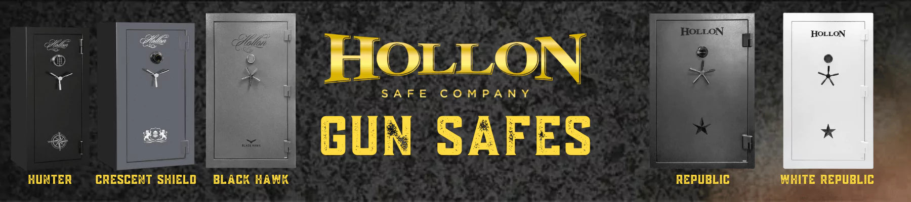 Hollon Gun Safes Collection Page Banner