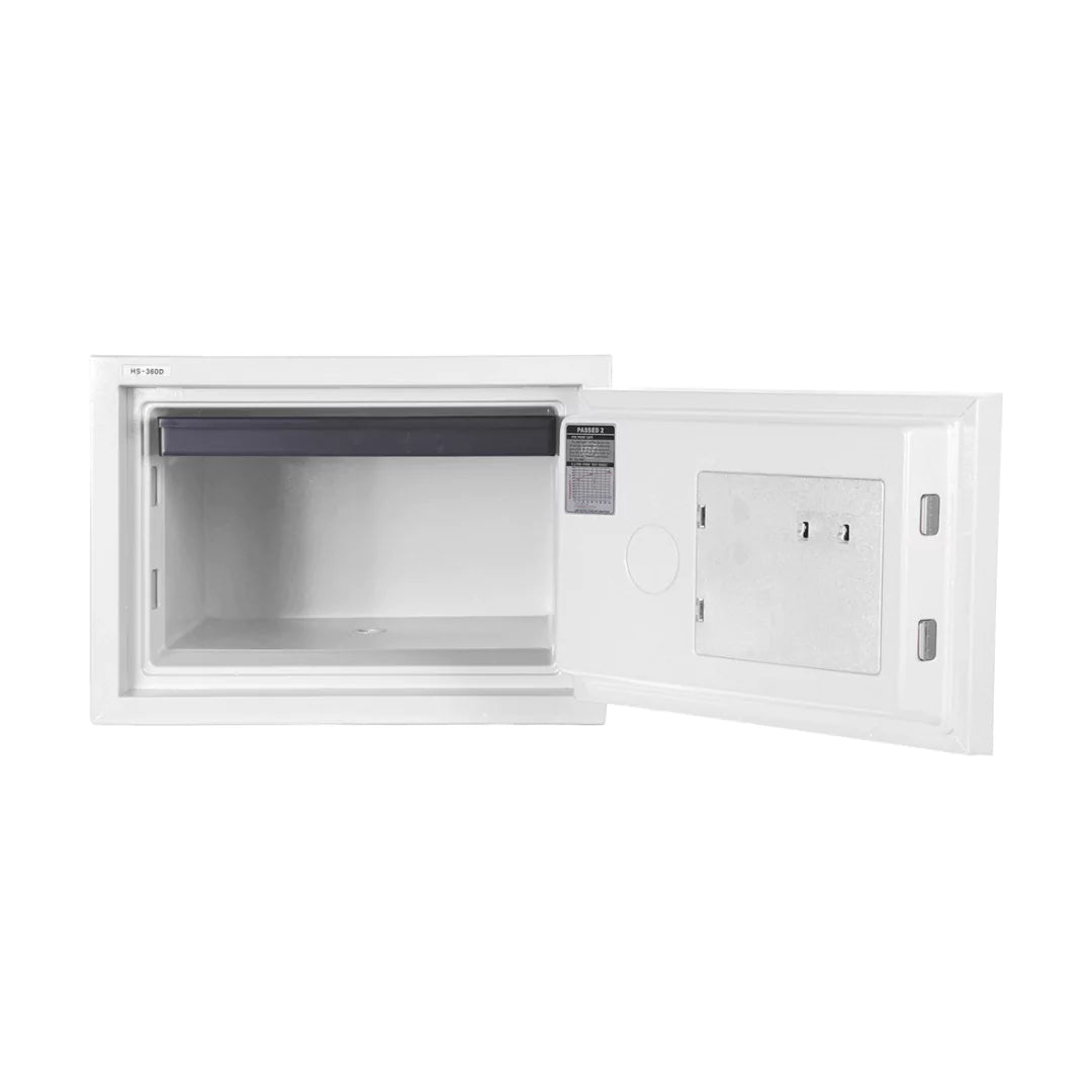 Hollon HS-310D 2-Hour Fireproof Home Safe with the door opened