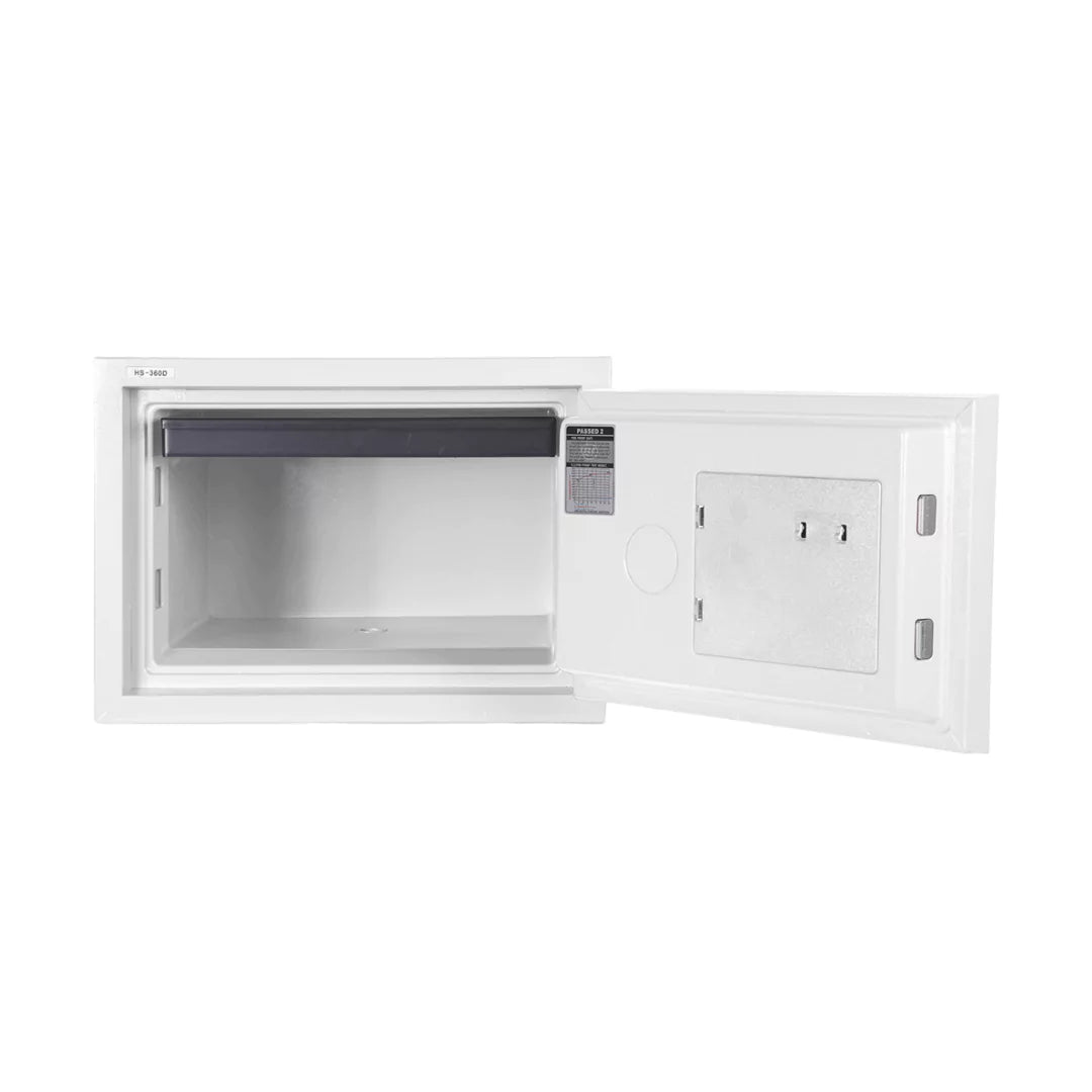 Hollon HS-360D 2-Hour Fireproof Home Safe with the door opened