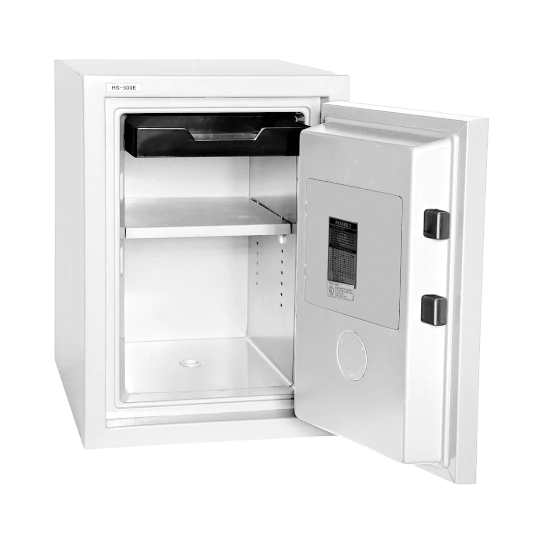 Hollon HS-500E 2-Hour Fireproof Home Safe with the door opened