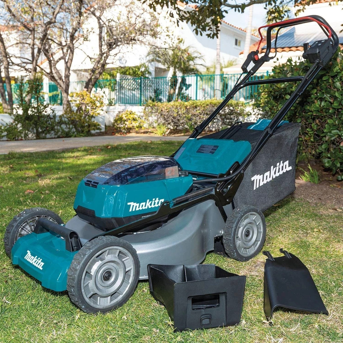 21 in. 18-Volt X2 (36-Volt) LXT Lithium-Ion Cordless Walk Behind Self Propelled Lawn Mower Kit with 4 Batteries (5.0 Ah)