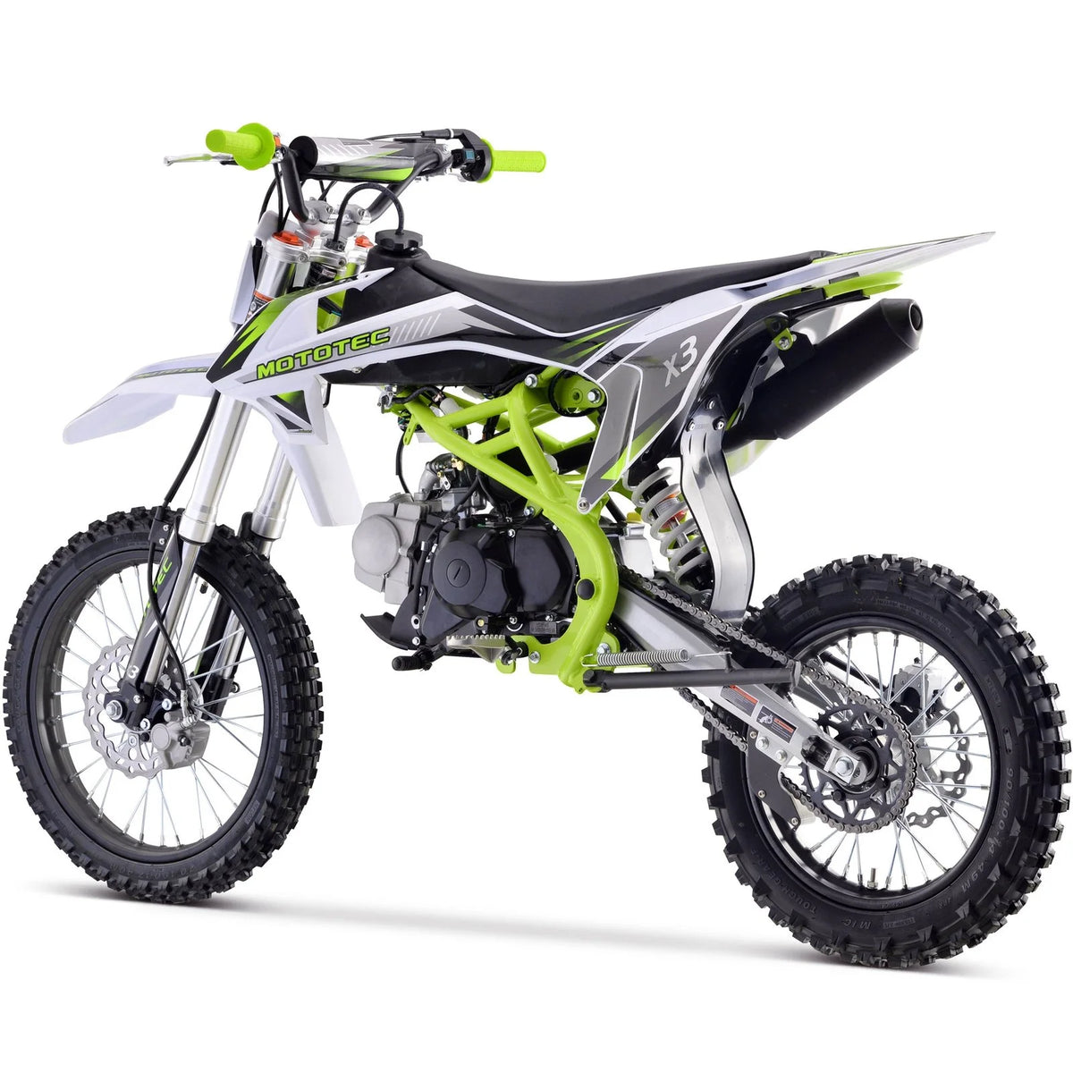 MotoTec X3 125cc 4-Stroke Gas Dirt Bikes