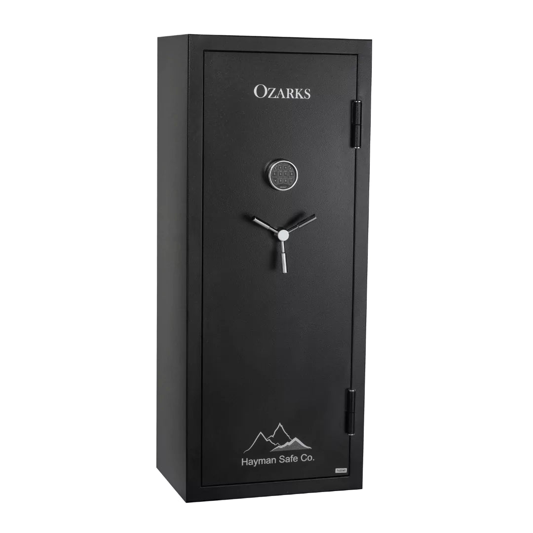 Hayman OZ-5924 Ozarks Gun Safe with the door closed