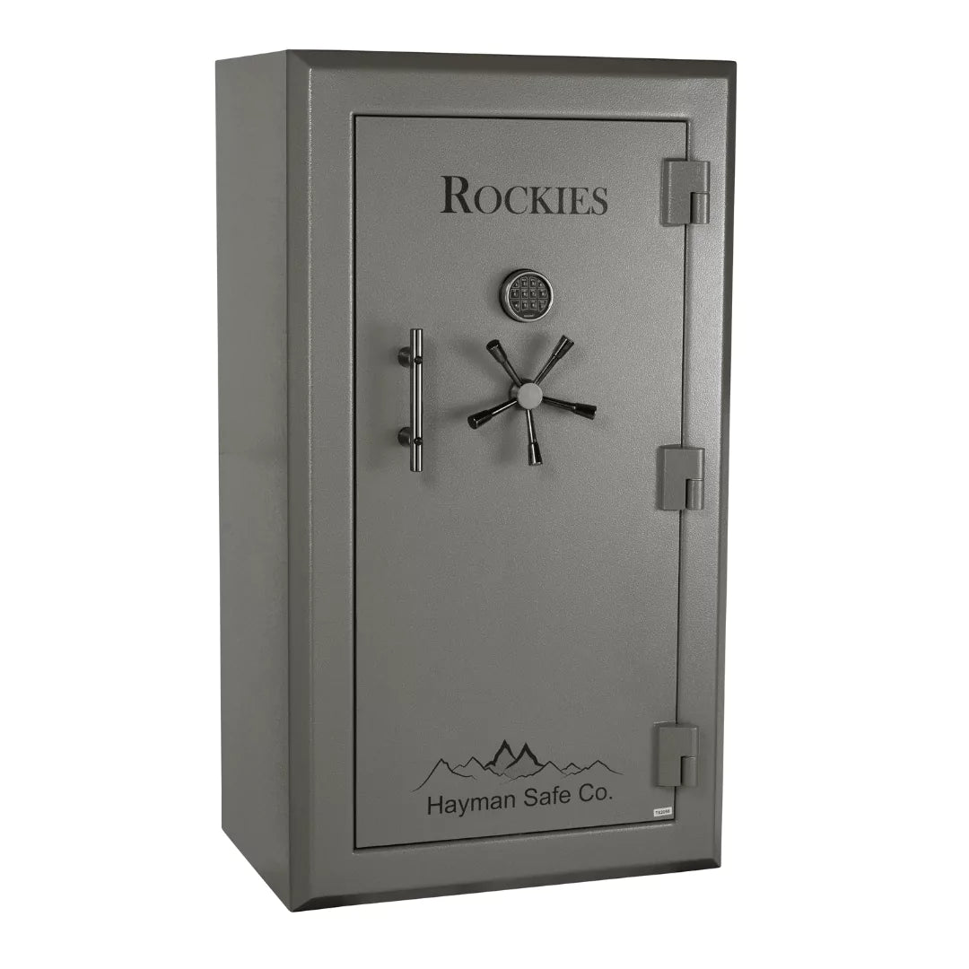 Hayman RK-6536 Rockies Gun Safe with the door closed