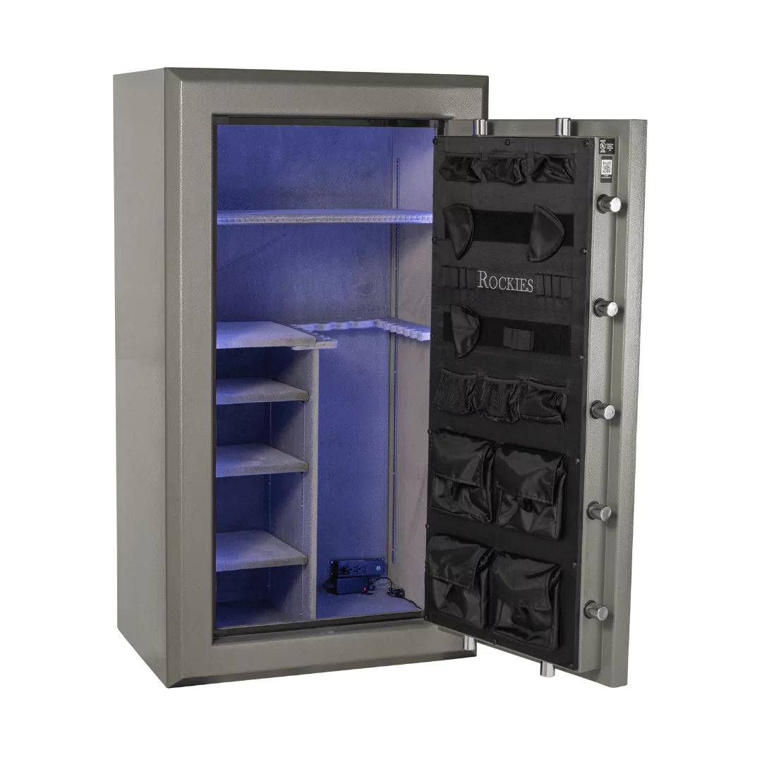 Hayman RK-6536 Rockies Gun Safe with the door closed