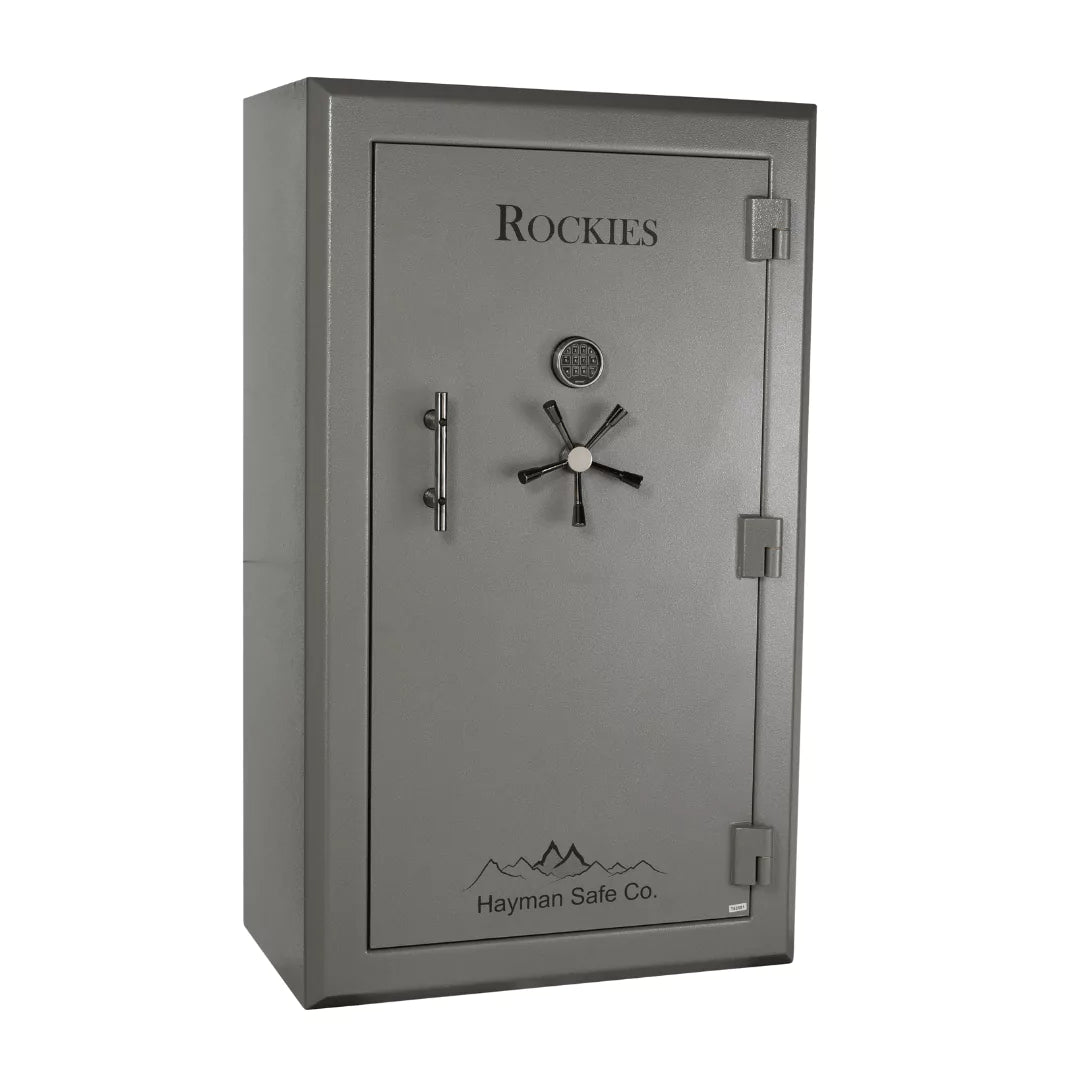 Hayman RK-7242E Rockies Gun Safe with the door closed