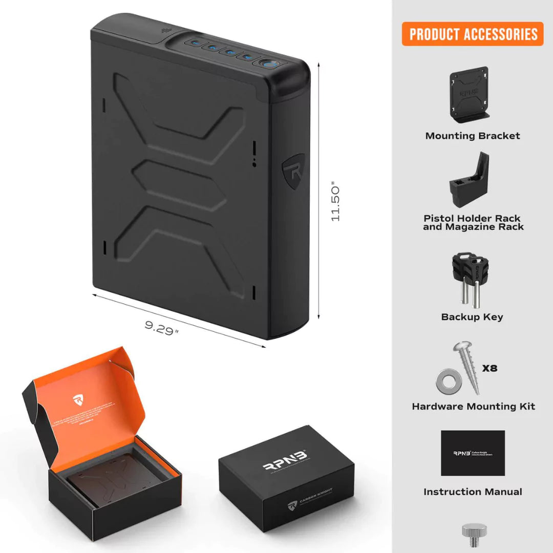 RPNB RP2007 Biometric Handgun Safe product accessories