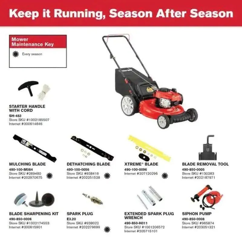 21in. 140cc Briggs &amp; Stratton Self Propelled Gas Lawn Mower with Mulching Kit Included