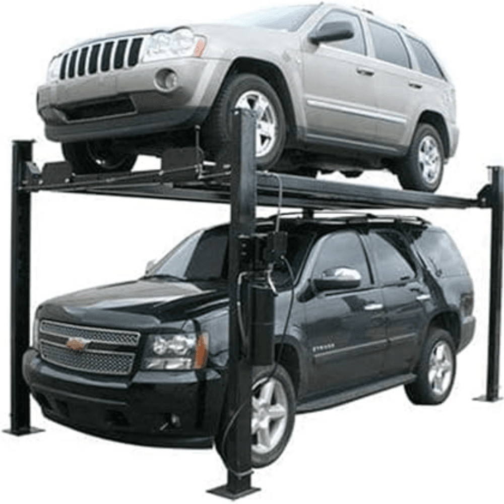 Atlas Garage PRO8000EXT Extra Tall 4-Post Car Lift 8000 Lb Portable