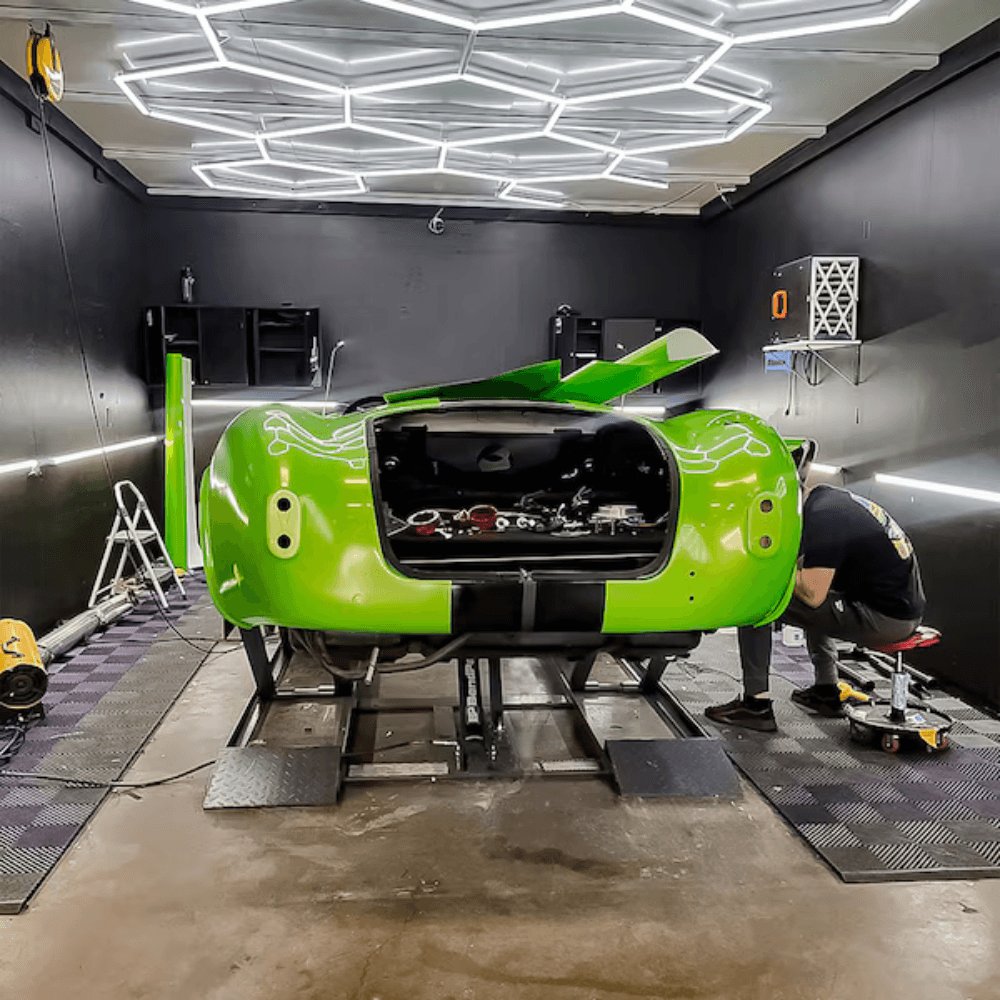 BendPak LR-60 Low-Rise Car Lift 6000 Lb Capacity 110V Compact