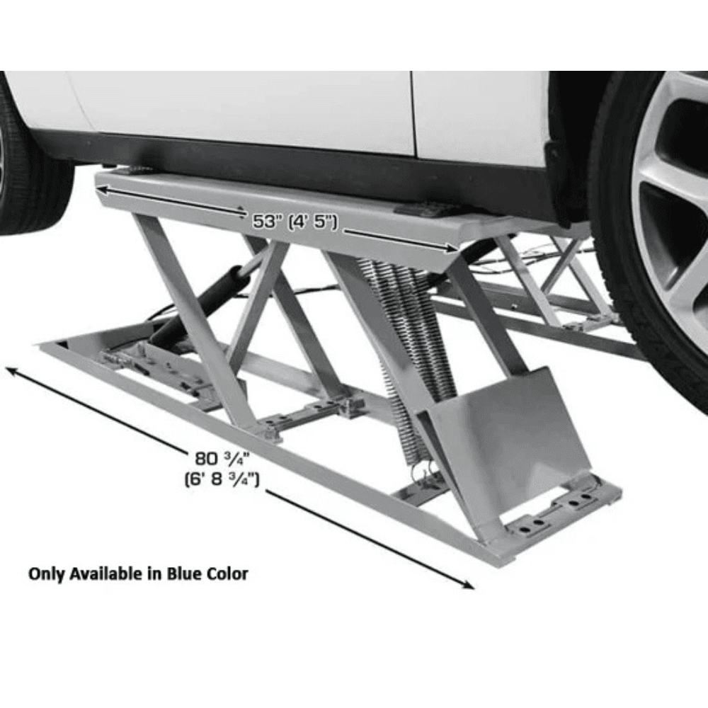 BendPak LR-60 Low-Rise Car Lift 6000 Lb Capacity 110V Compact