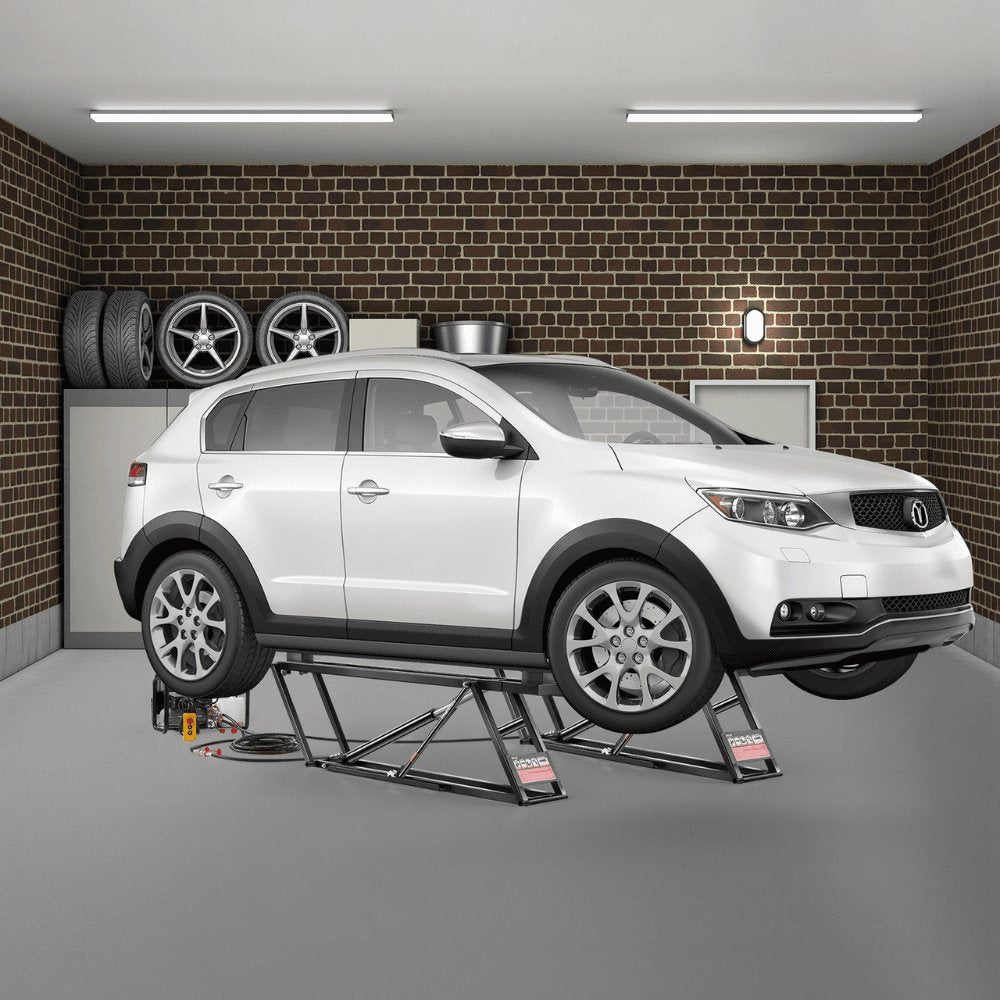 Garage Pro 5000 Lb Adjustable Car Lift with Remote Control Portable