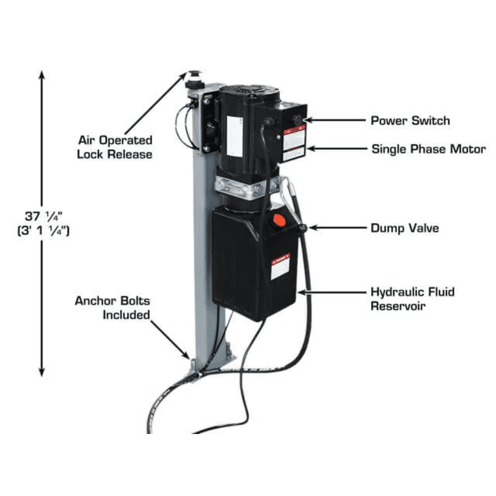 BendPak LR-60P 6000 Lb. Capacity Portable Low-Rise Scissor Car Lift