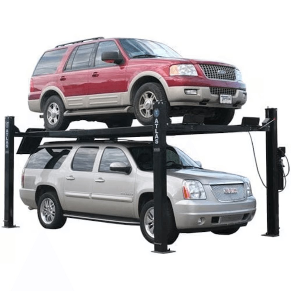 Atlas Garage PRO9000 9000 Lb. Extra Wide Tall Long Portable 4-Post Lift