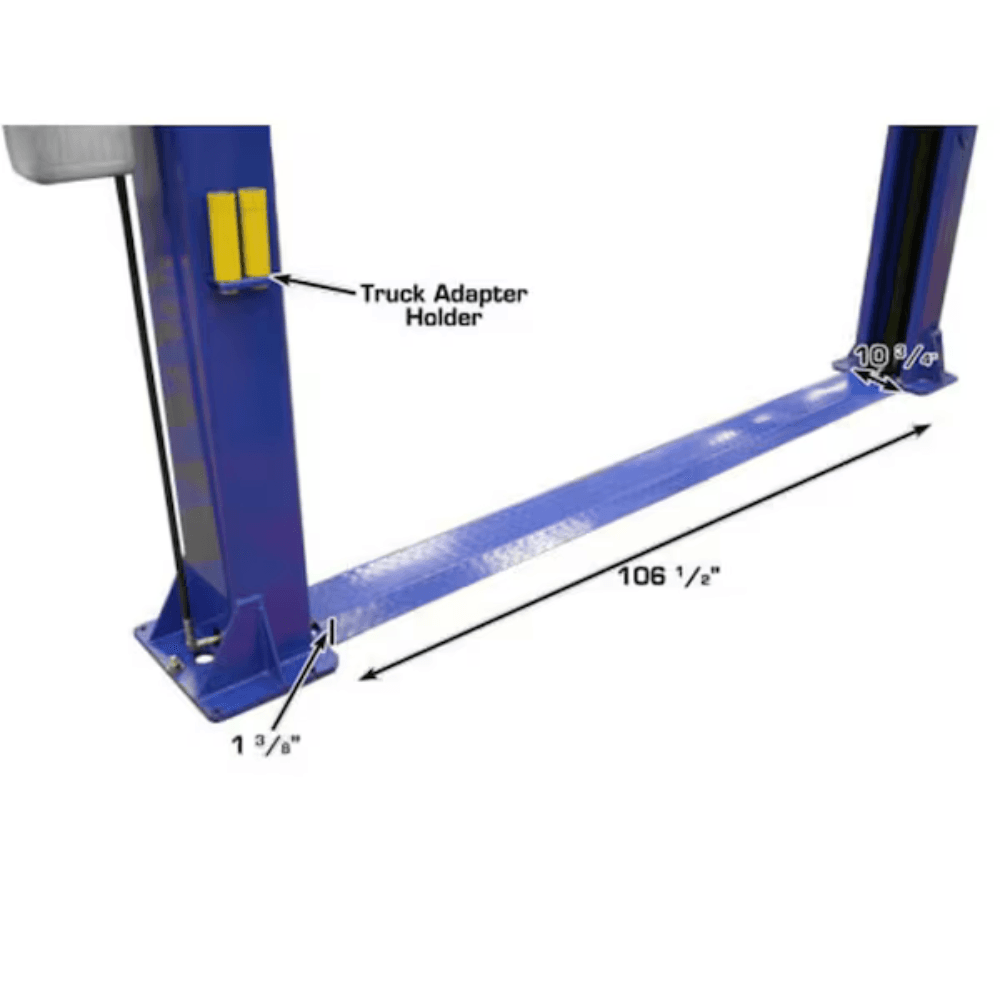 Atlas 9KOHX 9000 Lb. Capacity Overhead Clear-Floor 2-Post Car Lift