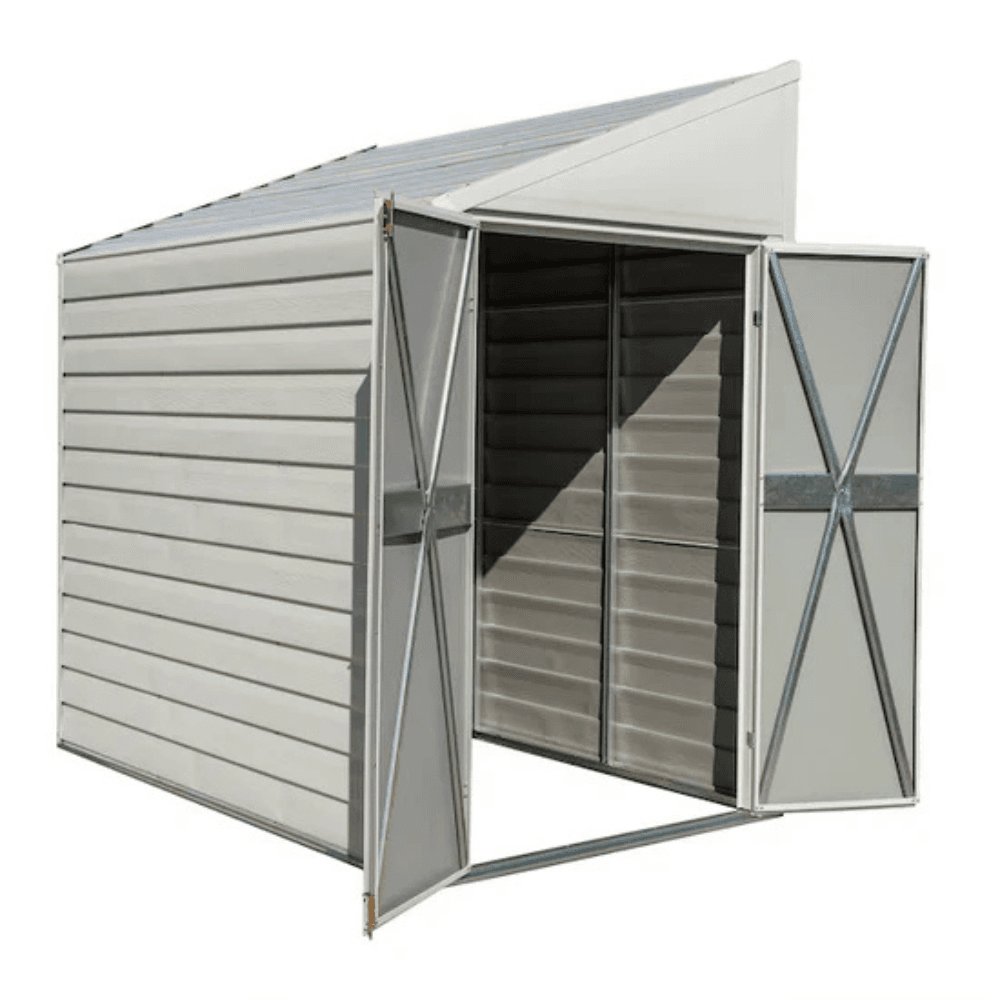Arrow Yardsaver 4' x 7' Galvanized Steel Lean-To Storage Shed