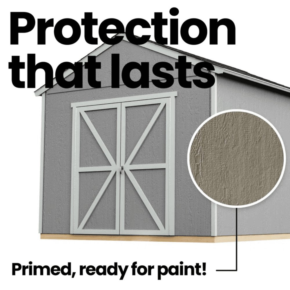Handy Home Products Astoria 12' x 12' Wood Outdoor Storage Shed