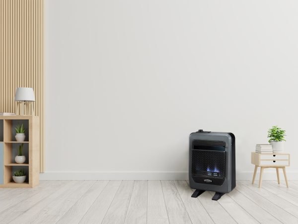 Bluegrass Living 10,000 BTU Natural Gas Ventless Blue Flame Space Heater with Base Feet B10TNB-B