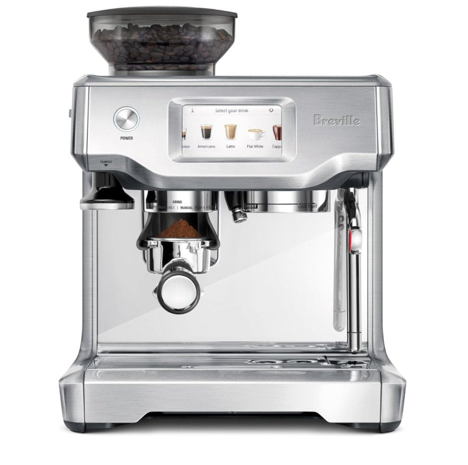 Breville Barista Express BES870XL Brushed Stainless Steel Espresso Machine with Conical Burr Grinder